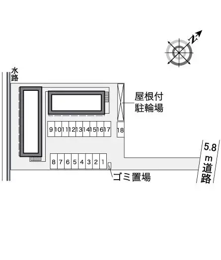 ★手数料０円★加古川市別府町別府　月極駐車場（LP）